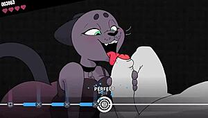 hey, check out this virgin newbie banging in beat banger game!