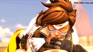 守望先锋3D色情虚拟世界激烈狂干狂野性爱