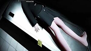 Let's Play the Pathologist Demo with Shaved Lesbian Action