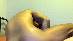 Ella Spreads Ass Open for Interracial Rimjob