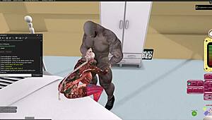 black bull addict fucks interracial whore with creampie and anal