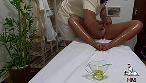 Wife's Secret Tantric Massage Session