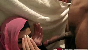 Party Hot Arab Nymphs Attempt Foursome Group Fun