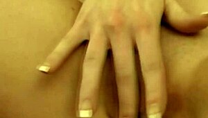 Hot wild teen giving an intense blowjob.