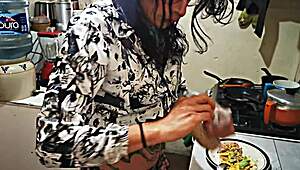 Beauty Tranny Flashes Upskirt in Public Spot