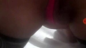 Linda squirts hard in lingerie during masturbation