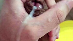 Brazilian Twink Cums Hard in Homemade Action.