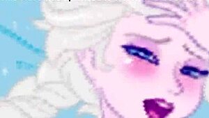 This ultimate lesbian fanart music video features hot pussy action