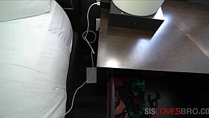 Discover Laney Grey's secret nude stash as step sister with big tits