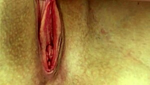 Close up of an orgasm in a homemade video