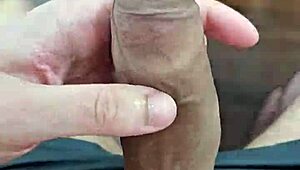 Hey, check out this cute Brazilian twink with a huge cock!