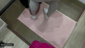 Pick up fitness coach at gym and fuck her rough at home