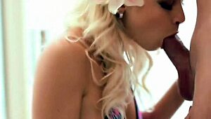 Milf delivers handjob and blowjob for intense facial cumshot