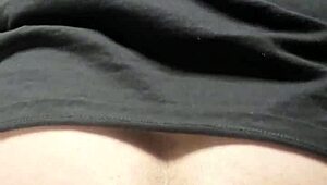 Guy enjoys dildo anal play with his ass