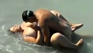 beach voyeur here, caught a bbw mermaid in the sea, damn lucky!
