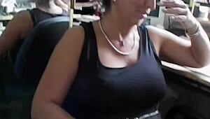 Busty Brunette MILF Gets Fucked And Gives Blowjob At Work Office