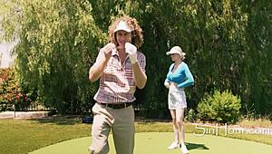 those trannys fucking the trophy wife on the golf course?