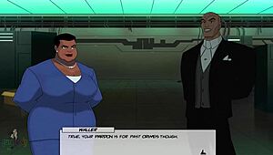 in the dc comics series something unlimited part 35, hello ivy encounters monsters in the prison