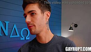 Yo, check this glory hole action with Masyn Thorne and Jacob Acosta! 🔥