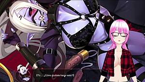 i... uh, watchin daisy the dark elf in this mirror scene. she gets tied up in bdsm, showin her big tits and feelin the pleasure.