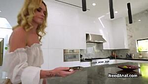 blonde teen gags on deepthroat before munching her hairy ass in wild session. it's pure chaos!