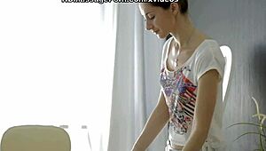 i give hot anal massage to filthy brunette