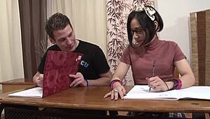 European School Reps Engage in Intense Ass Fucking