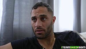 Skylar Snow Teases and Blows Boyfriend’s Cock After Blindfold