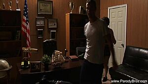 Big Tit Blonde MILF Stars in Wild Parody Sex. Her Curves Steal the Show.