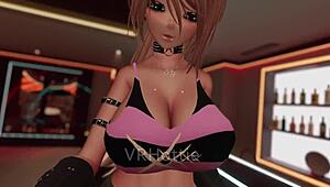 big tits boobjob at bar pov lap dance vrchat erp