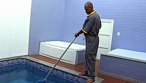 wow, can hot tranny giovana portylla fuck and creampie the pool boy's tight ass?