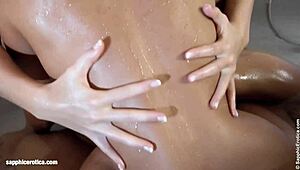 Two Hot Lesbians Licking and Playing in Bath by Sapphic Erotica