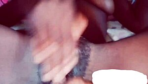 i started masturbatin in the bedroom but then got my clothes ripped off for a real fuck with a tall skinny black guy