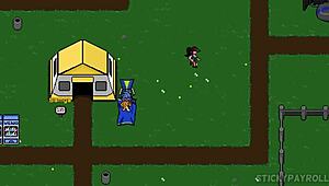 Babe With Silver Hair Has Sex In Anime Cosplay Hentai Game