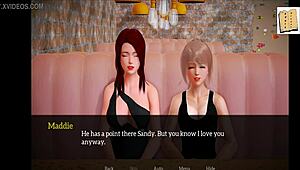 my new family game with small tits redhead in 3d anime 😊