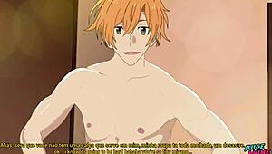 My Femboy Boyfriend Sasaki in Wild Gay Hentai Action