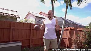 Can you believe this busty babe sucking and riding that monster cock?