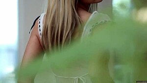 Kenna James Gets Fingered While Watering Plants.
