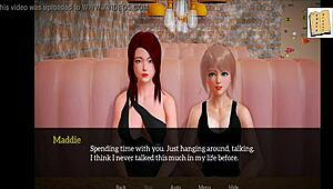 my new family game with small tits redhead in 3d anime 😊