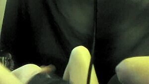 Brother convinces step sister for handjob in taboo scenario.