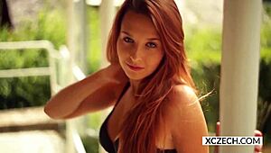 Awesome Eve Teases Her Young Body in Solo Play