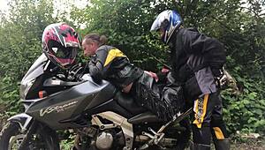 Nymphofist Gay Biker Explores Extreme Fisting And Assfucking