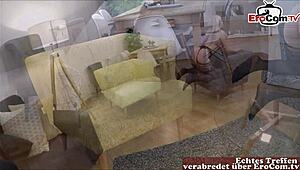 Man, this busty German blonde bitch met a user for amateur porn, wanna see? 😍