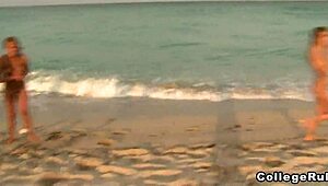 Amateur Teens Enjoy Spring Break Holiday Adventures