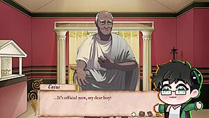 Roman gladiator hunks battling for freedom and intense sex