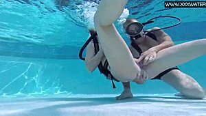 Minnie Manga Takes Hard Cock Deep Underwater in Wild Scene