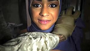 Arab Teen Uses Dildo On Tight Ass