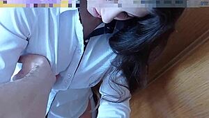 teen in jeans high heels oral session shanaxnow