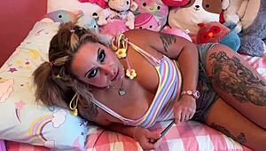 Brat Gets Face Fucked By Step-Dad For Skipping Class