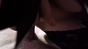 Blowjob and Pussy Tease Drives Him Over The Edge!